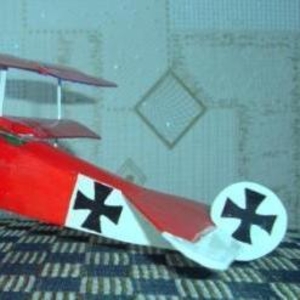 картонная модель самолёта DR 1 Германия